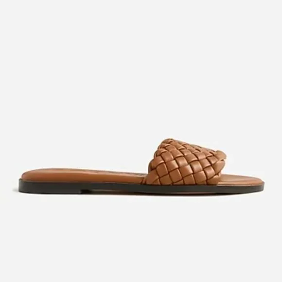 J.Crew Georgina woven sandals in leather - Picture 4 of 5